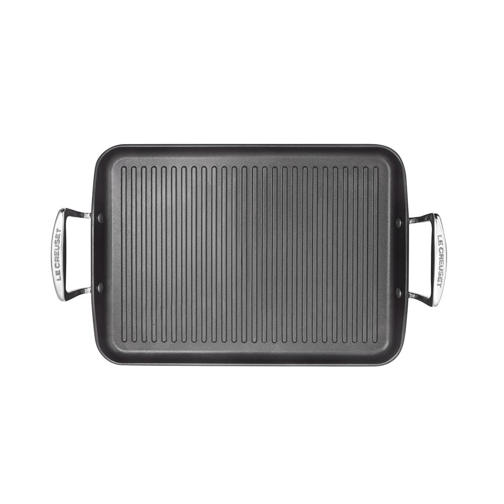 Le Creuset Toughened Non-Stick Ribbed Rectangular Grill 35cm